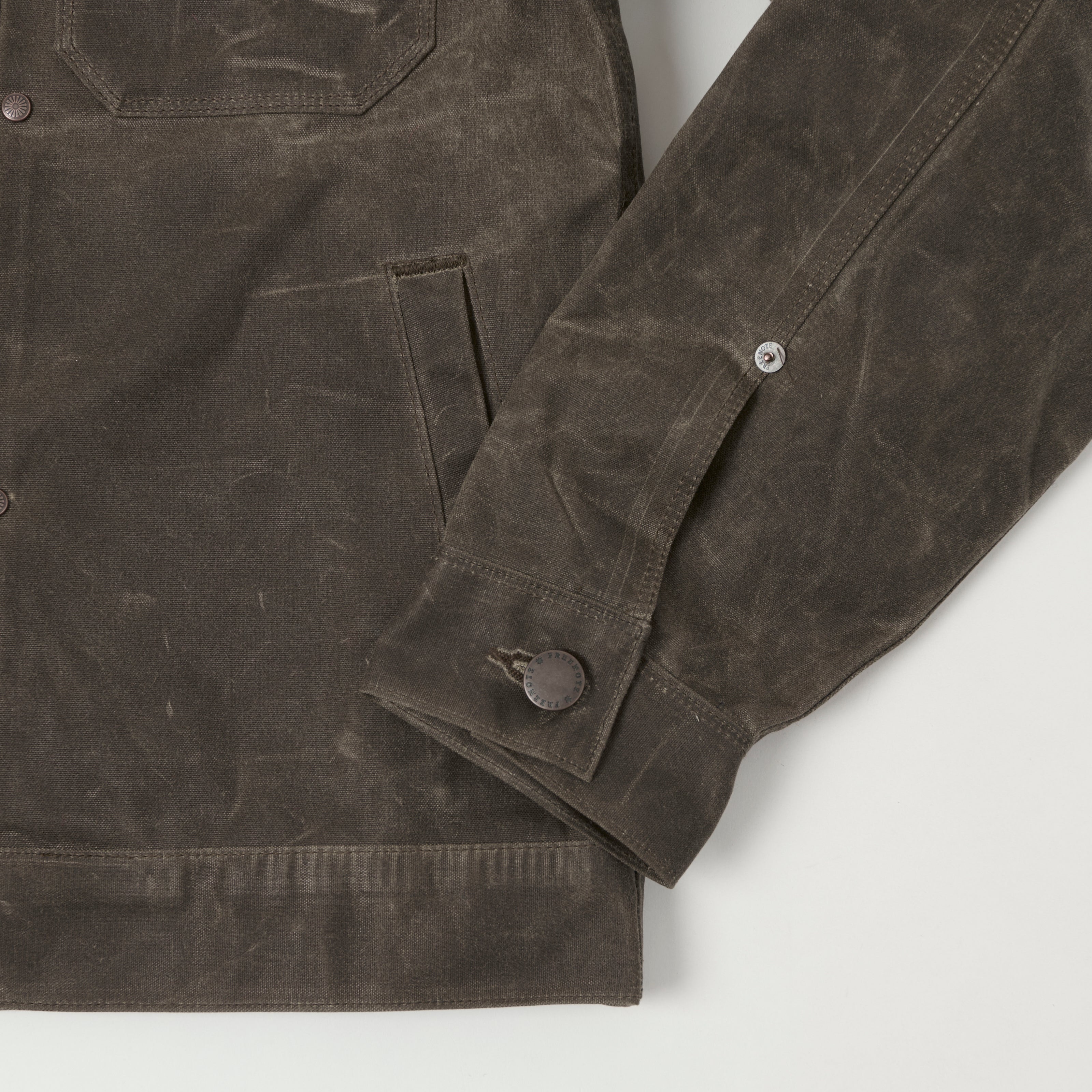 Freenote Cloth 'Riders' Waxed Canvas Jacket - Oak