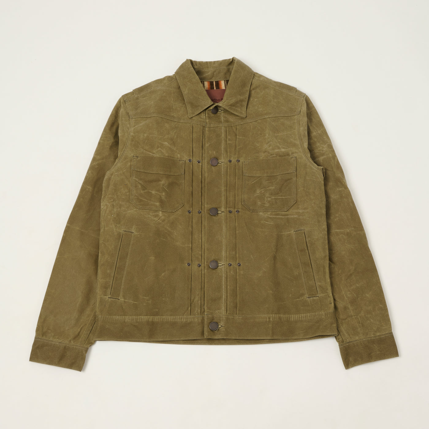 Freenote Cloth 'Riders' Waxed Canvas Jacket - Tobacco/Brown