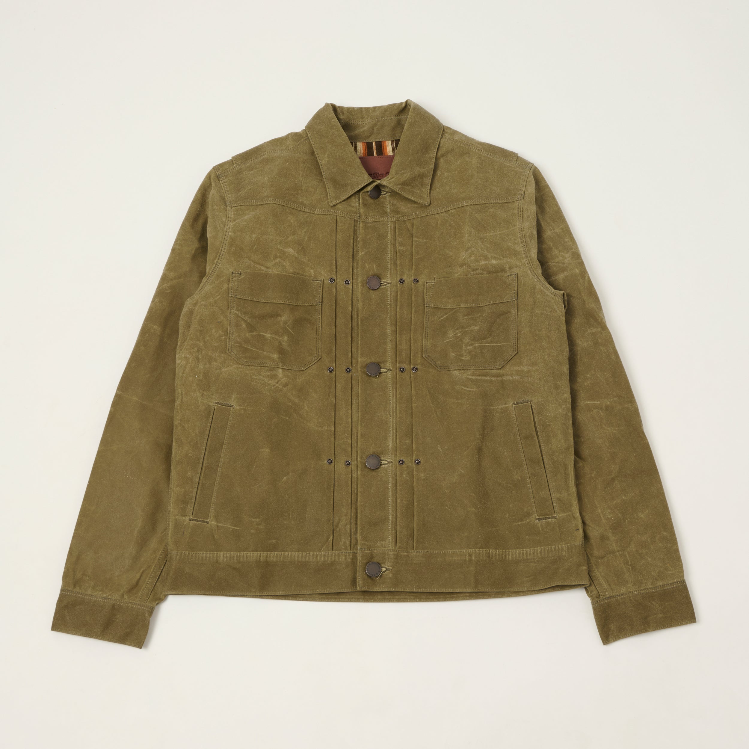Freenote Cloth 'Riders' Waxed Canvas Jacket - Tobacco/Brown