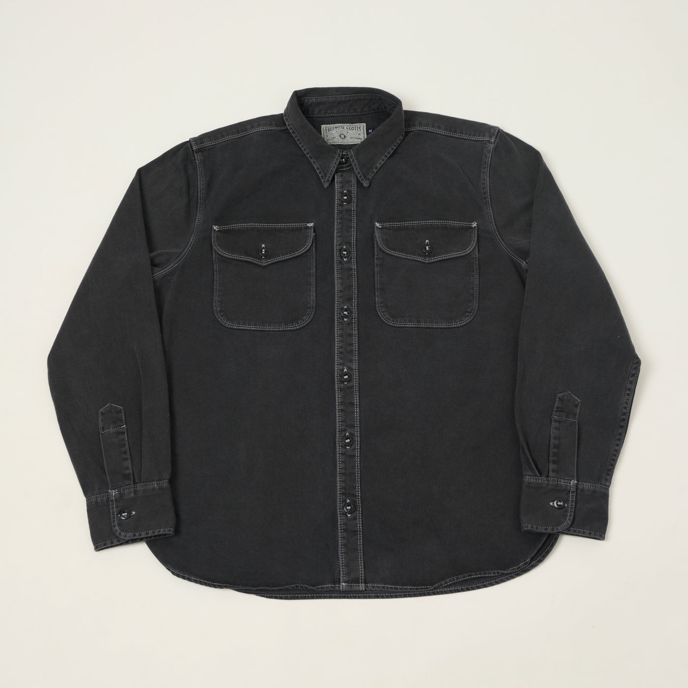 Freenote Cloth Sateen Work Shirt - Black
