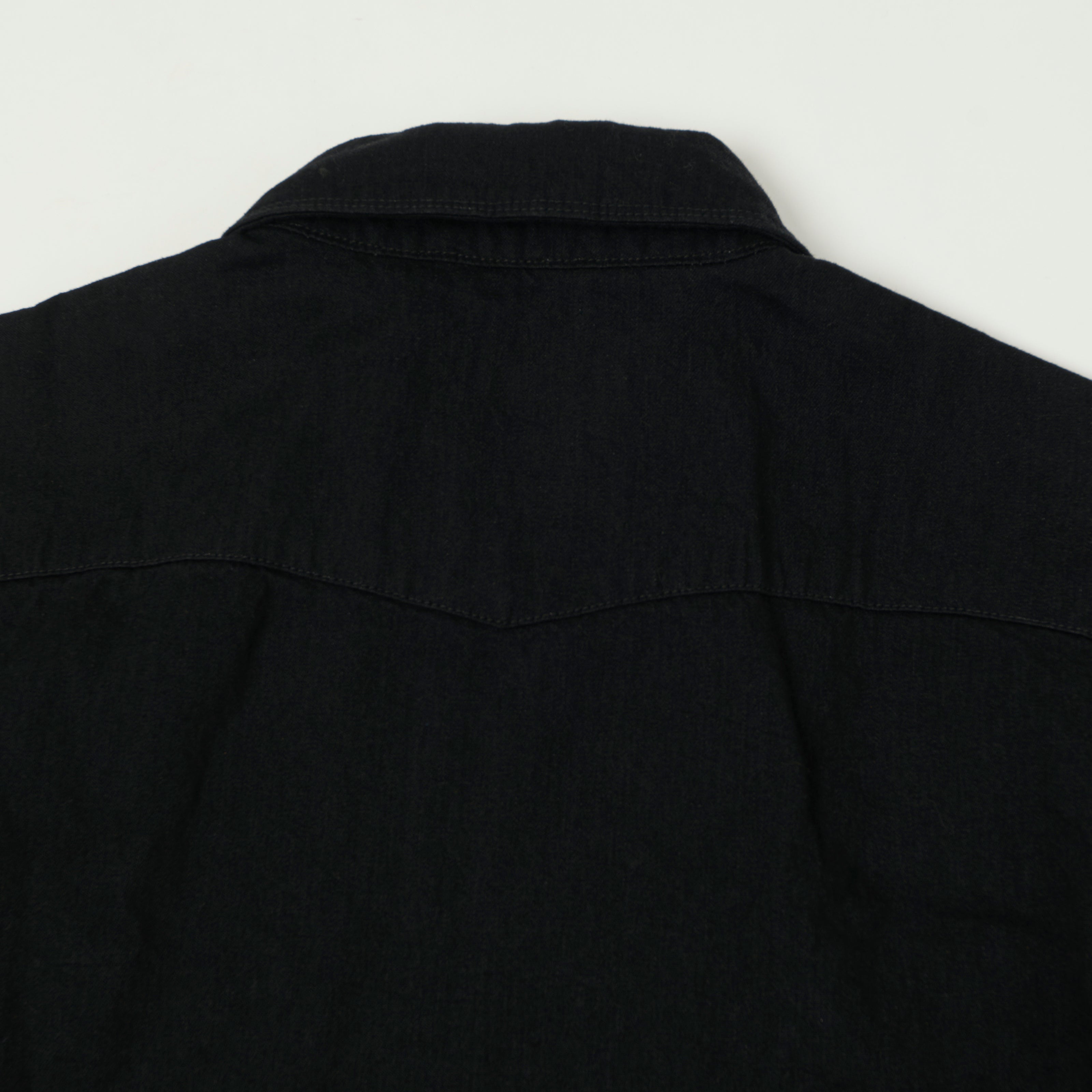 Freenote Cloth 'Sinclair' Denim Western Shirt - Black