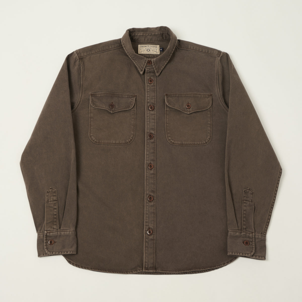 Freenote Sateen Work Shirt  - Chocolate