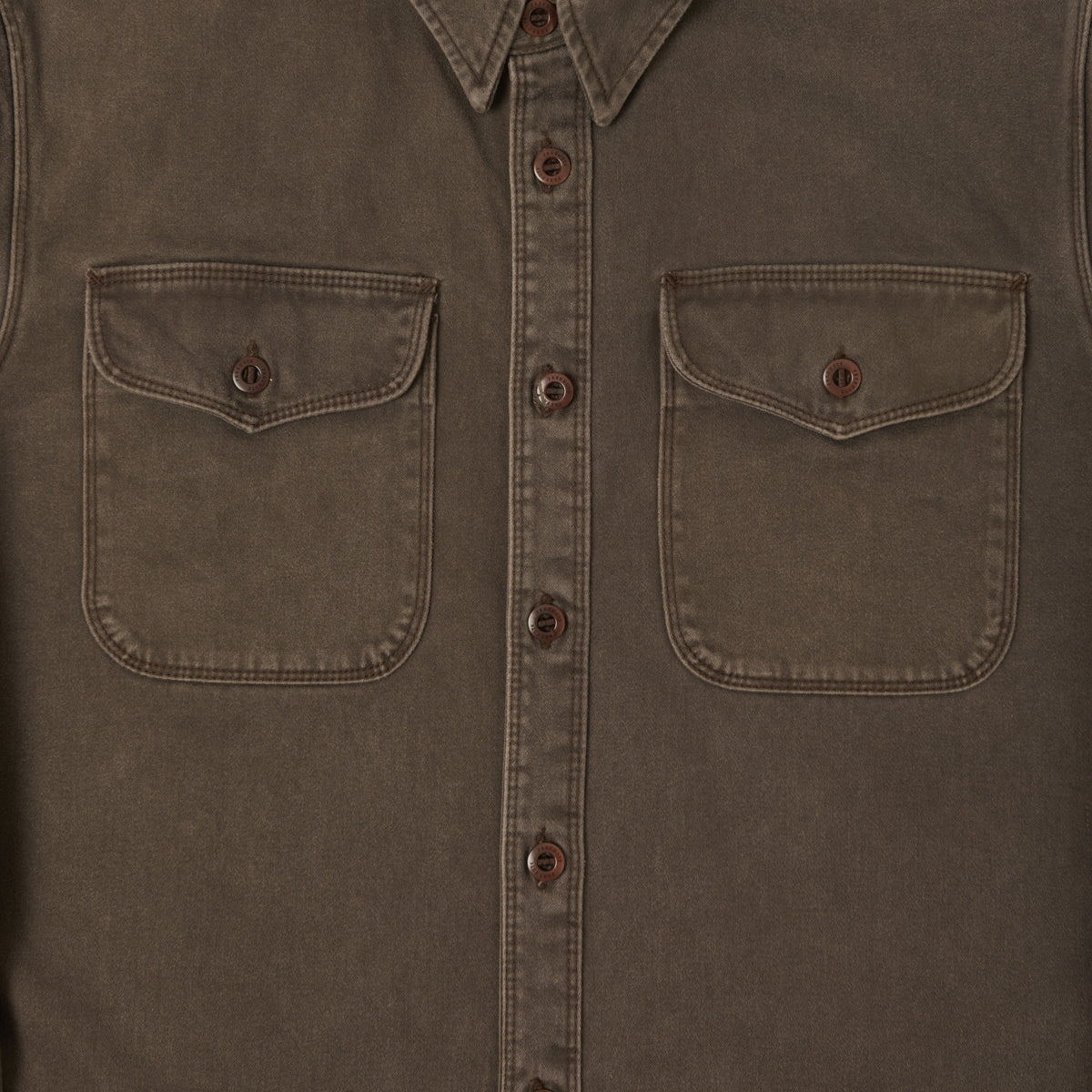 Freenote Sateen Work Shirt  - Chocolate