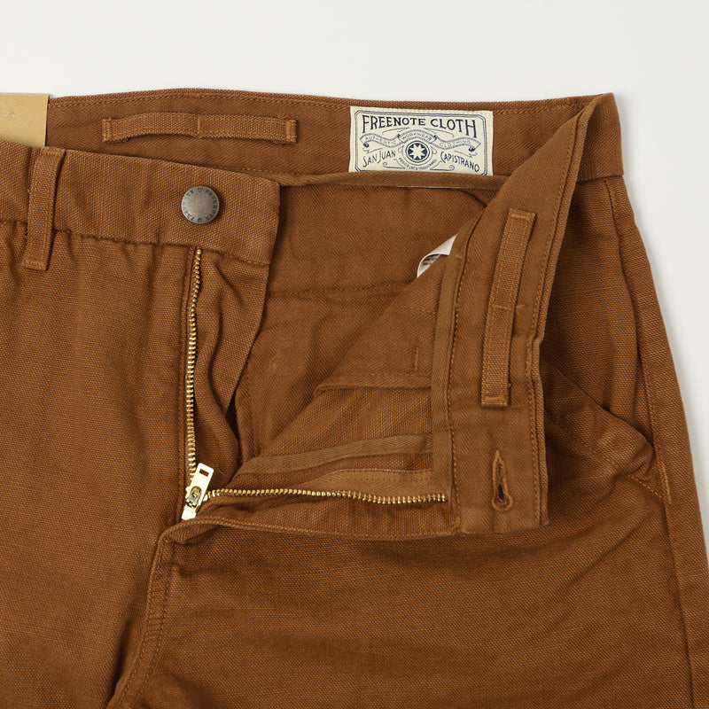 Freenote Cloth Workers 14oz Slub Chino - Rust