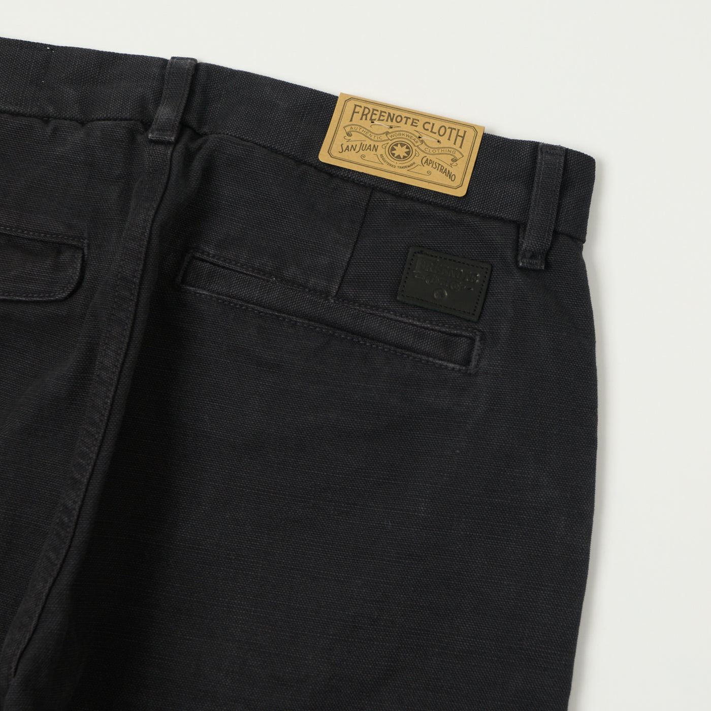 Freenote Cloth Heavyweight 14oz Slub Workers Chino - Black
