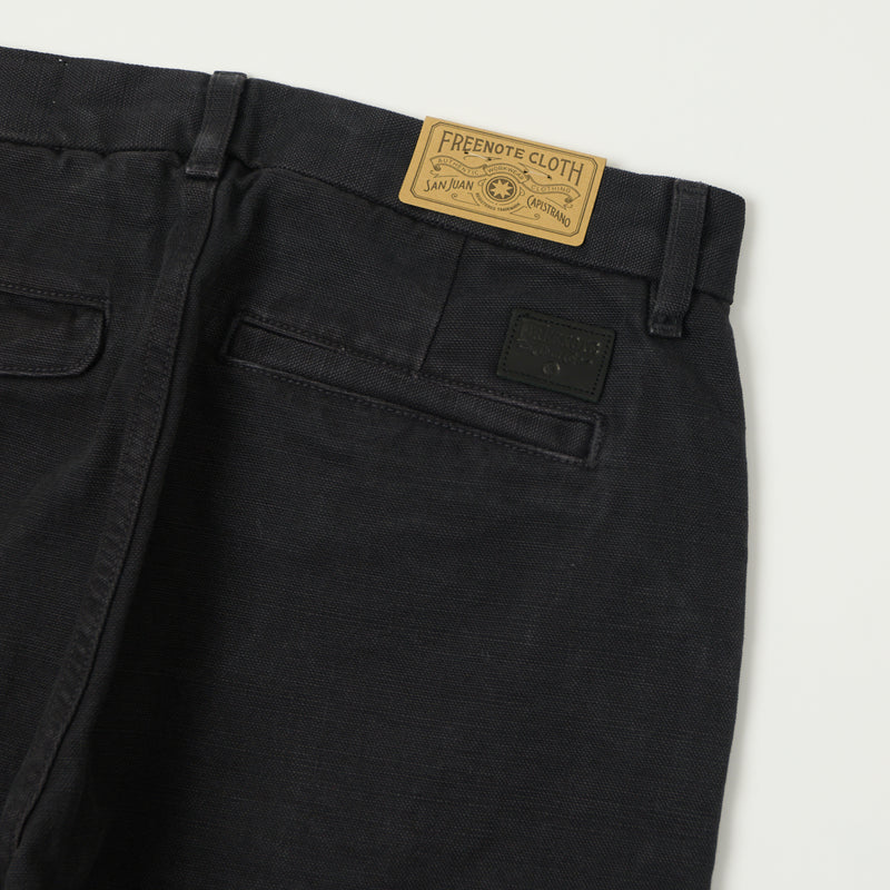 Freenote Cloth Workers 14oz Slub Chino - Black