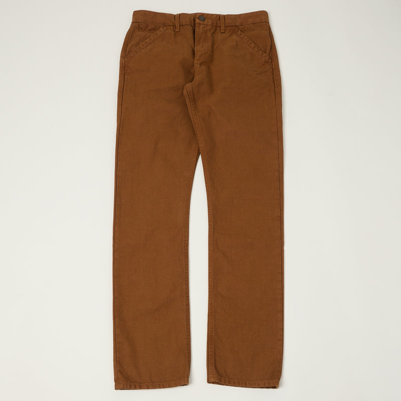 Freenote Cloth Workers 14oz Slub Chino - Rust