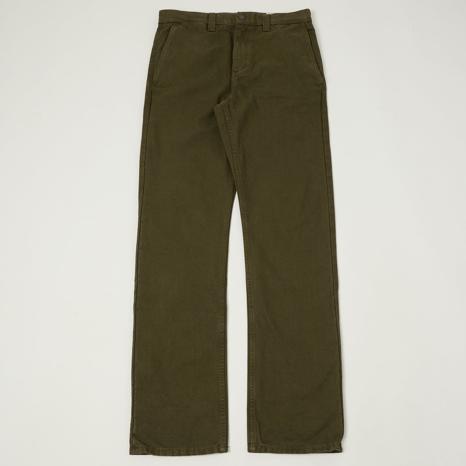 Freenote Cloth Heavyweight 14oz Slub Deck Pant - Army Green