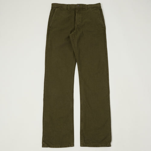 Freenote Cloth Heavyweight 14oz Slub Deck Pant - Army Green