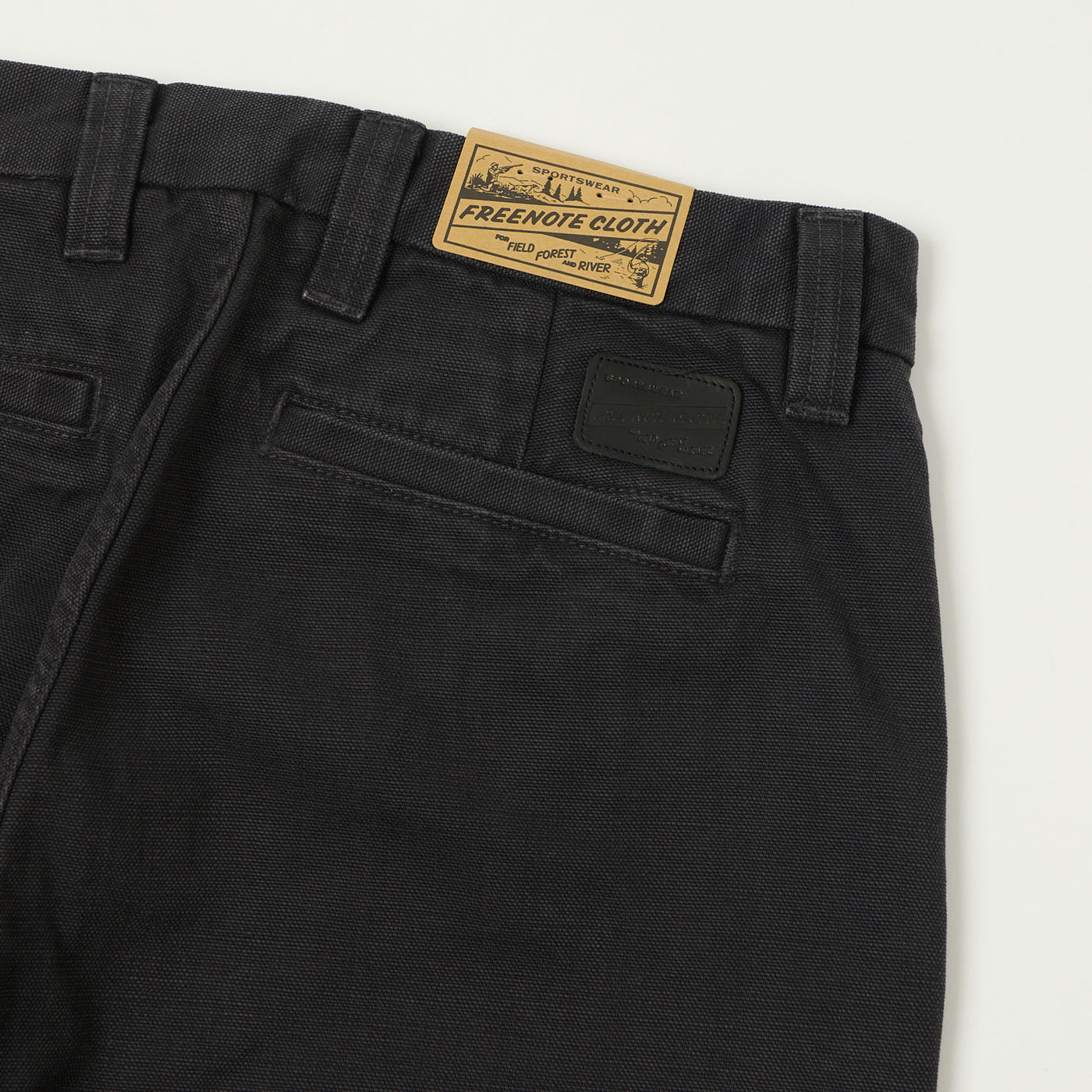 Freenote Cloth Heavyweight 14oz Slub Deck Pant - Black