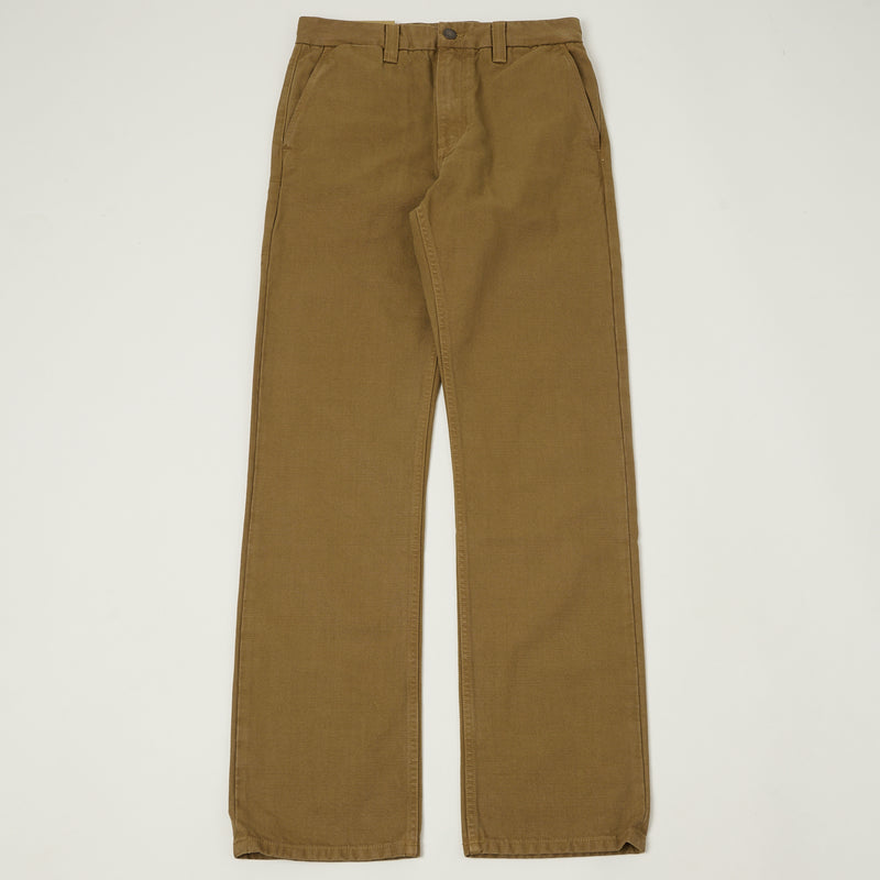 Freenote Cloth Heavyweight 14oz Slub Deck Pant - Tan