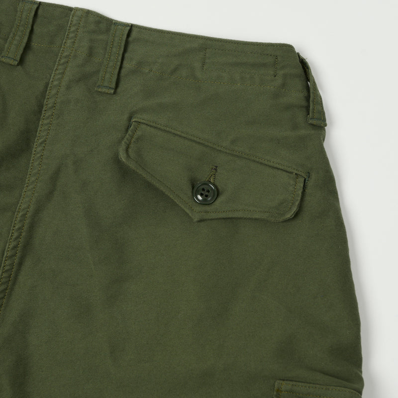 Freewheelers 2432005 Union Special Overalls 'Ground Crew' Trousers - Olive