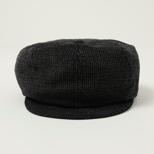 Freewheelers & Co Great Lakes 'Yellowstone' Casquette - Grained Charcoal Black