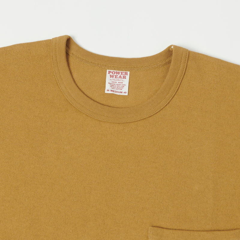 Freewheelers Short Sleeve Pocket Tee - Dark Camel