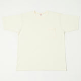 Freewheelers Short Sleeve Pocket Tee - Off White