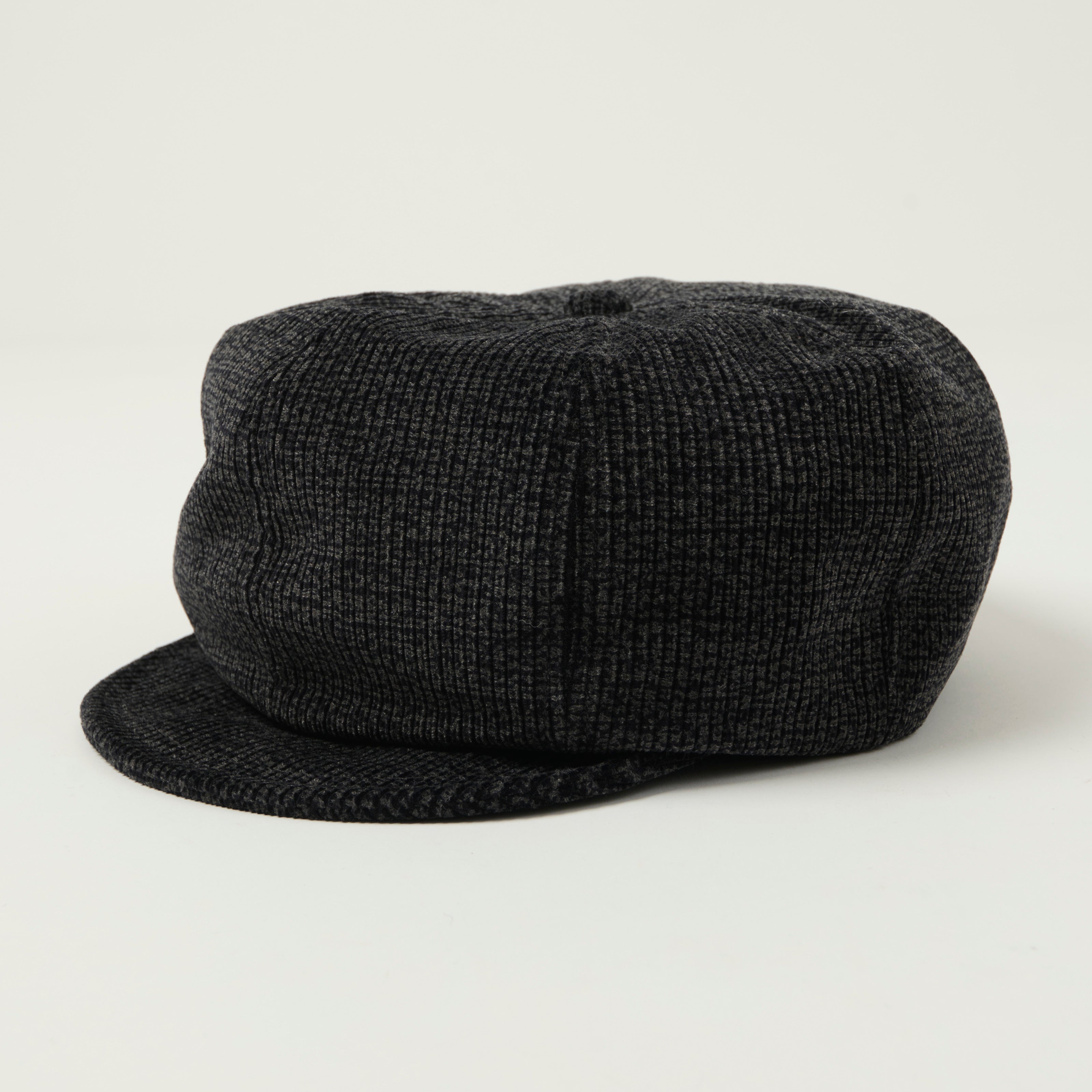 Freewheelers & Co Great Lakes 'Yellowstone' Casquette - Grained Charcoal Black