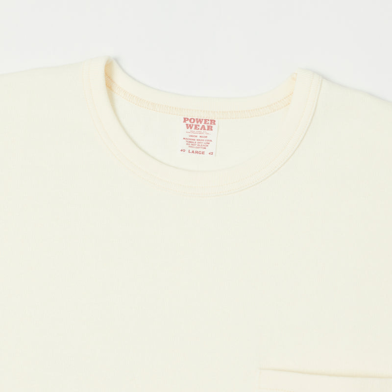 Freewheelers Short Sleeve Pocket Tee - Off White