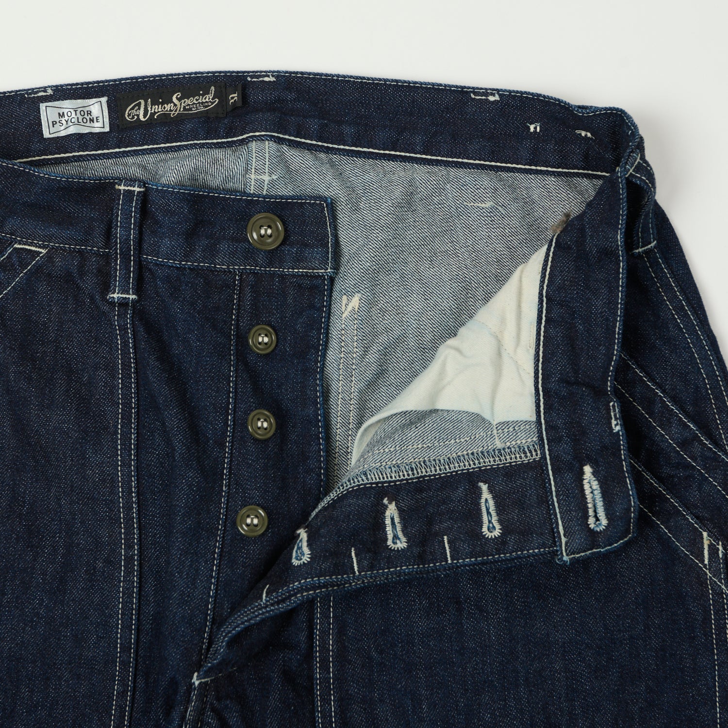 Freewheelers & Co Motor Psyclone 'Chopper Builder' Work Trouser - One Wash