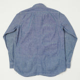 Freewheelers 2313001 'Neal' Vintage Chambray Shirt - Indigo