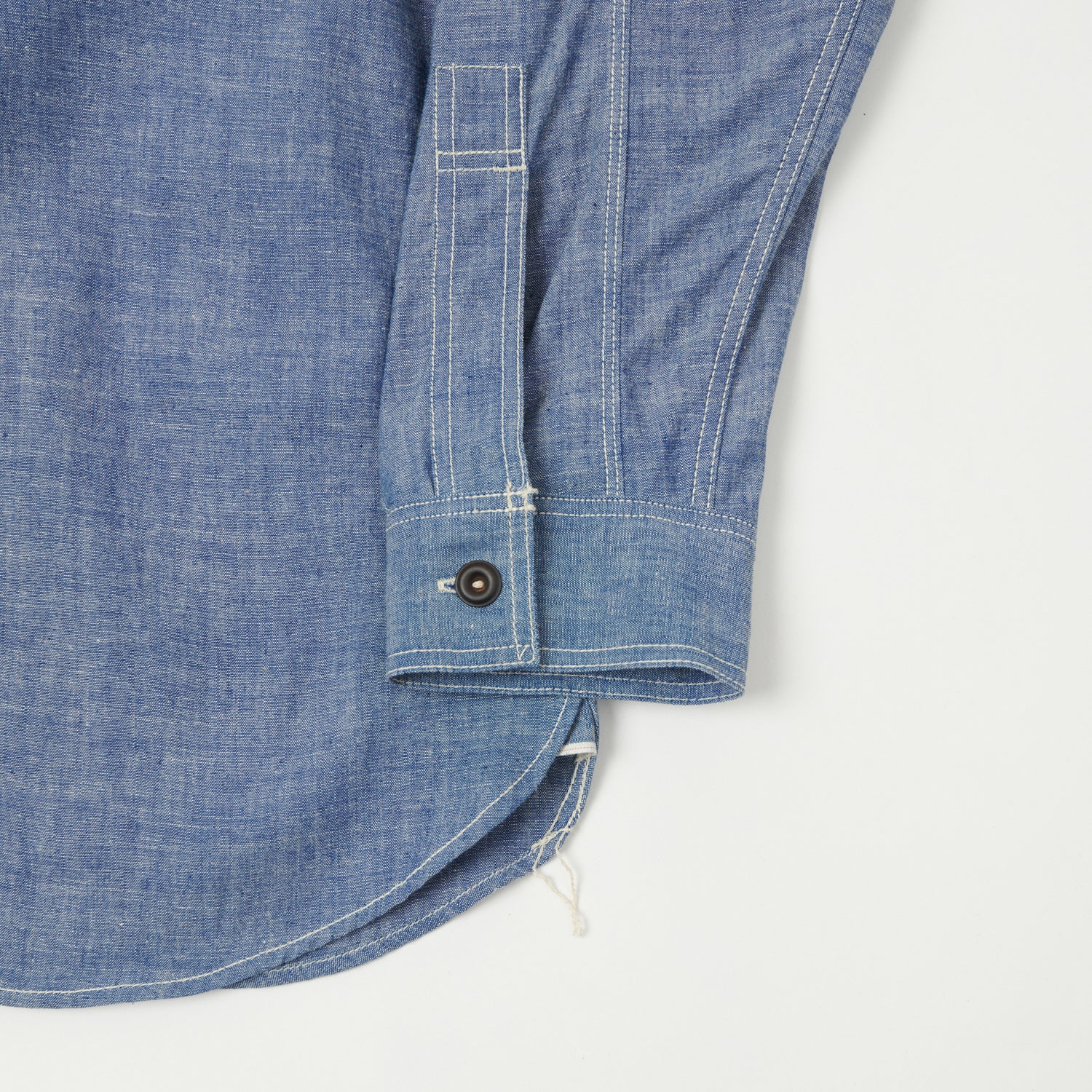 Freewheelers & Co Union Special Overalls 'Neal' Chambray Shirt - Indigo