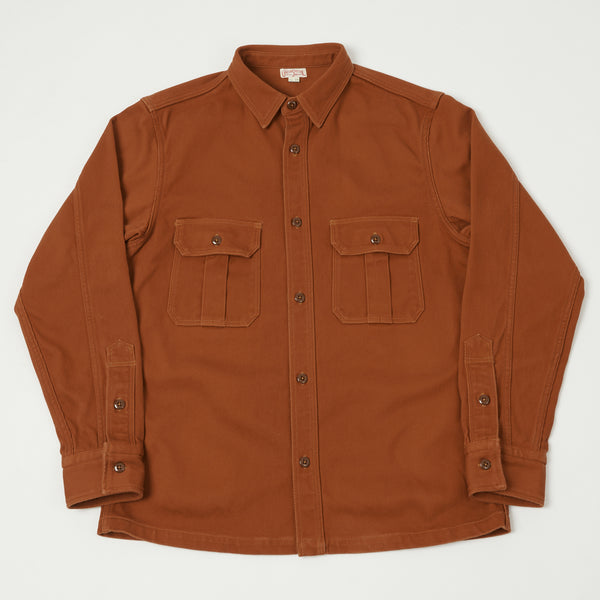 Freewheelers 2323003 'Fueler' Shirt - Adobe Orange