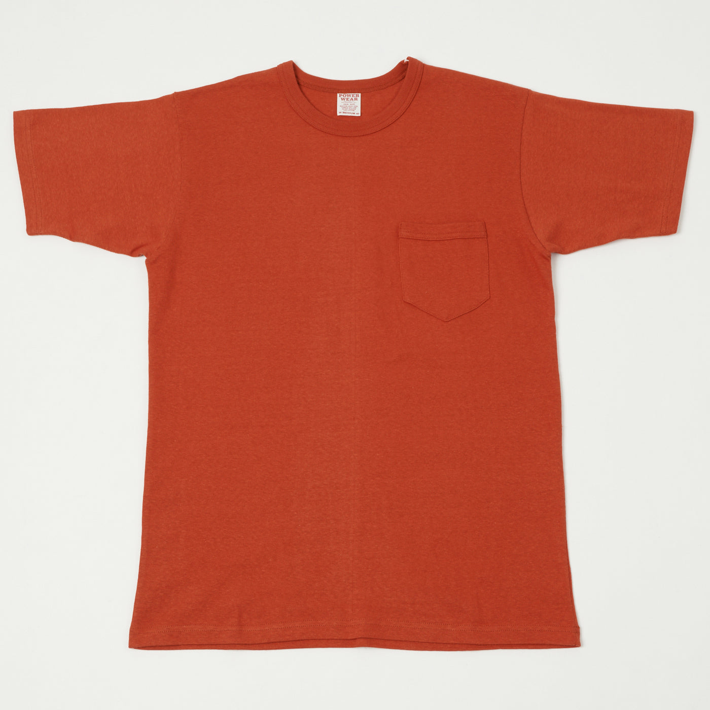 Freewheelers & Co Power Wear Short Sleeve Pocket Tee - Dry Red