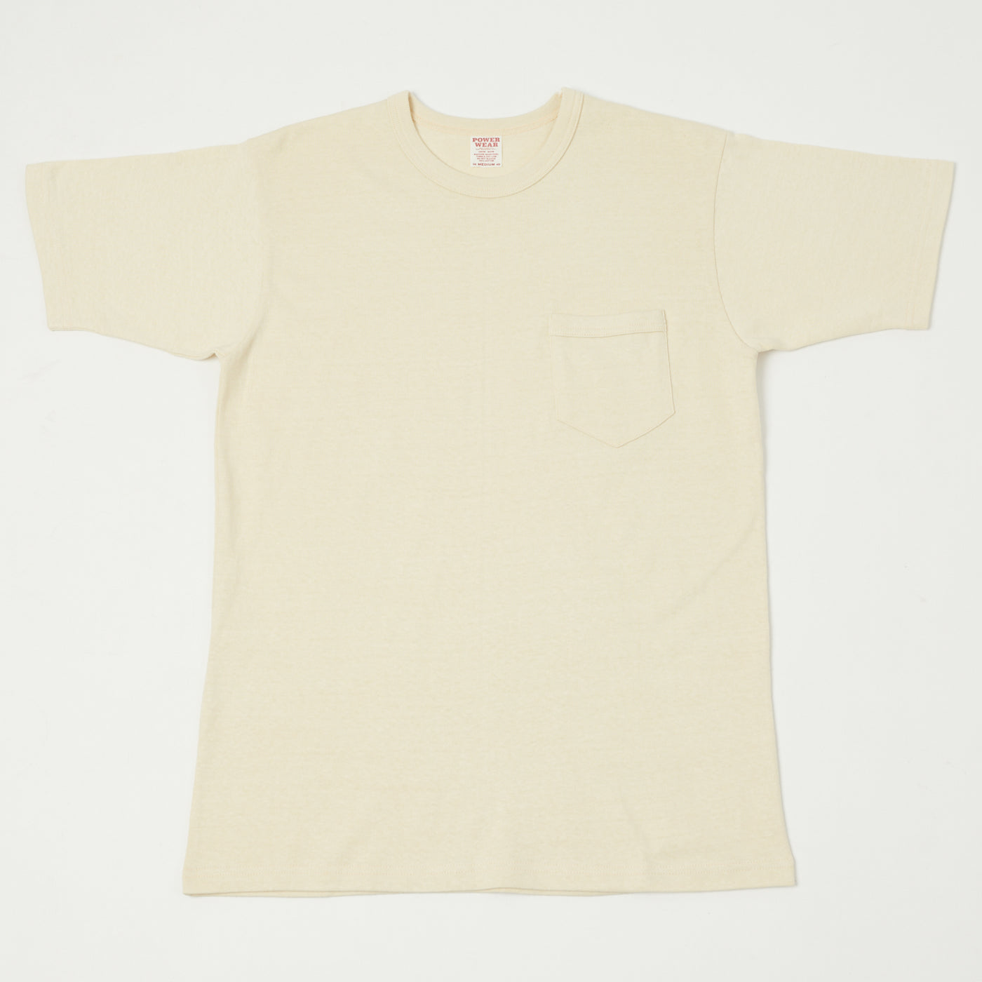 Freewheelers & Co Power Wear Short Sleeve Pocket Tee - Straw Cream