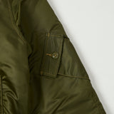 Freewheelers 2431016 ‘USAF Air Crew' Cold Weather Jacket - Khaki Olive