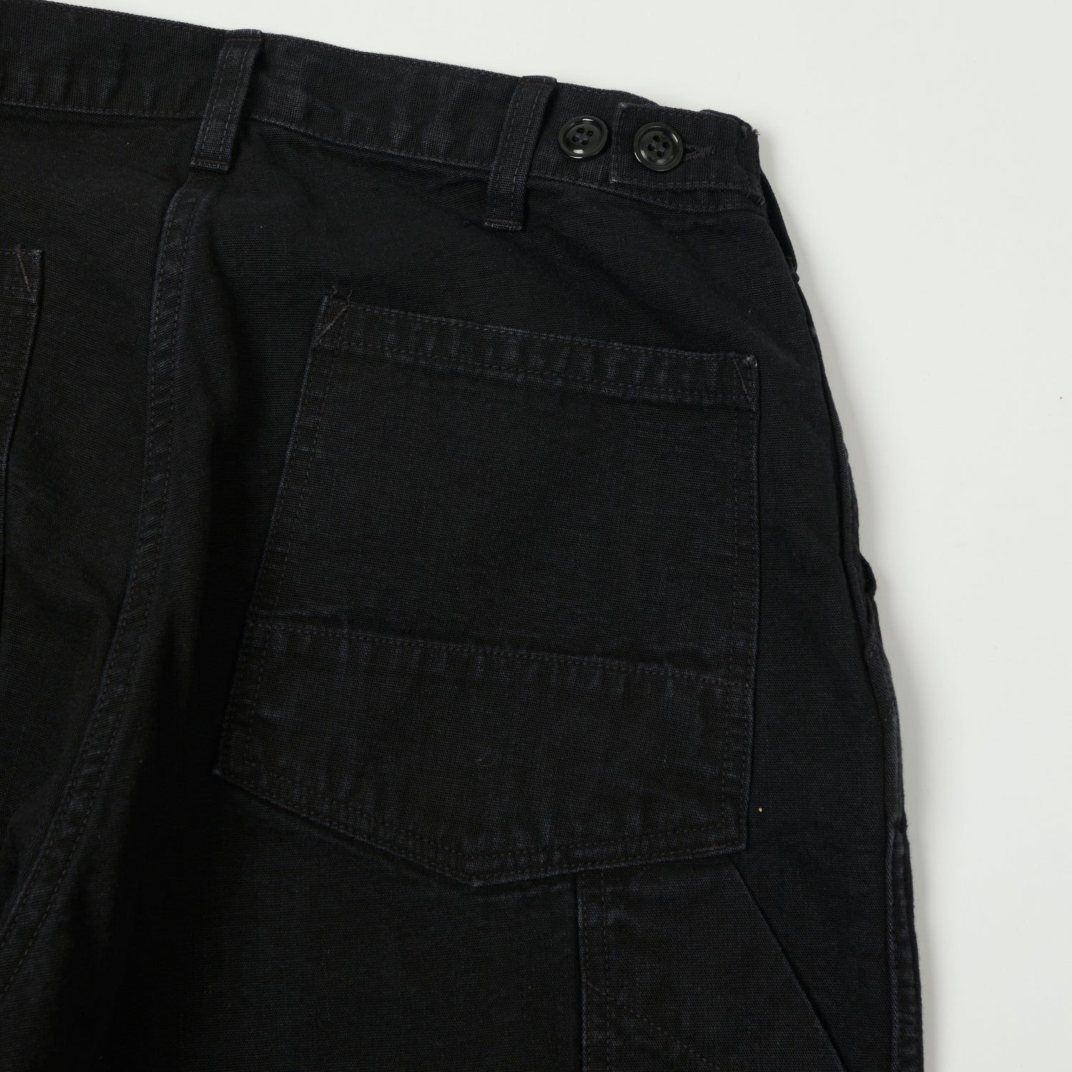 Freewheelers & Co Motor Psyclone 'Chopper Builder' Work Trousers - Black