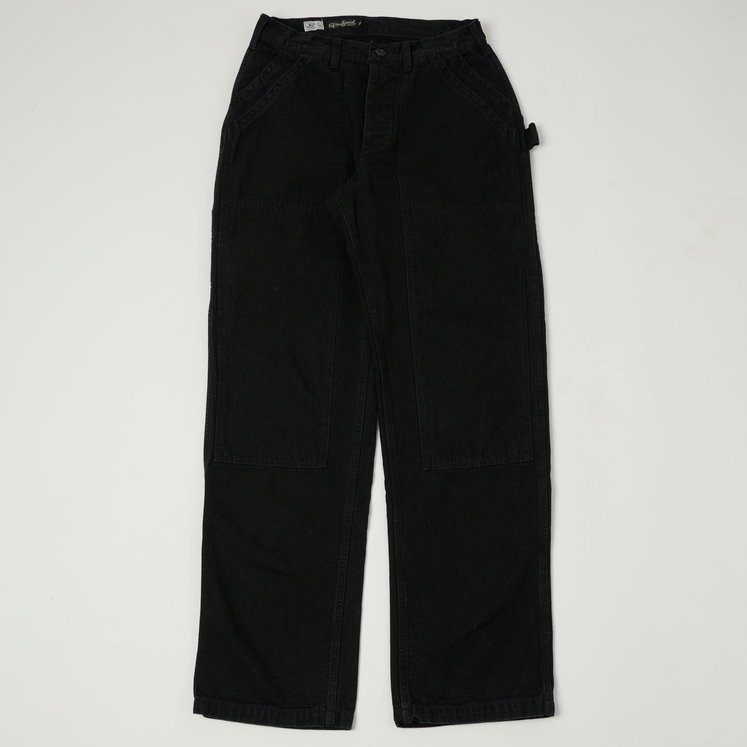 Freewheelers & Co Motor Psyclone 'Chopper Builder' Work Trousers - Black