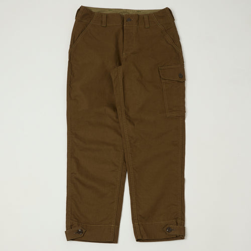 Freewheelers & Co Aviators Trouser - Dark Sepia Brown
