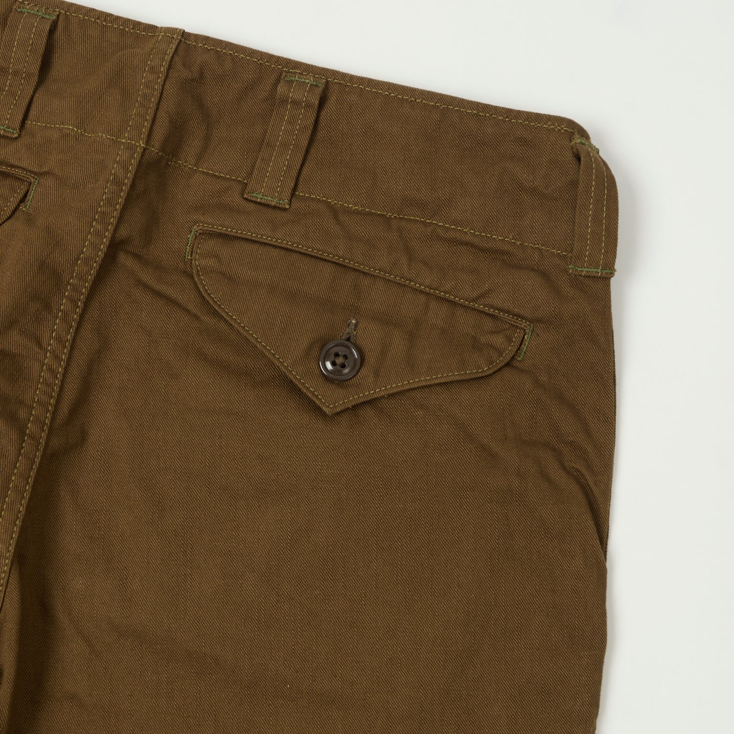 Freewheelers & Co Aviators Trouser - Dark Sepia Brown
