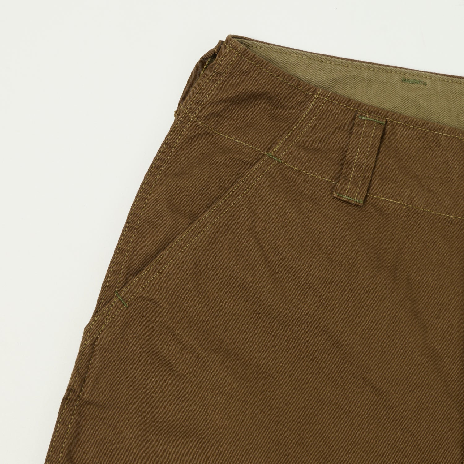 Freewheelers & Co Aviators Trouser - Dark Sepia Brown
