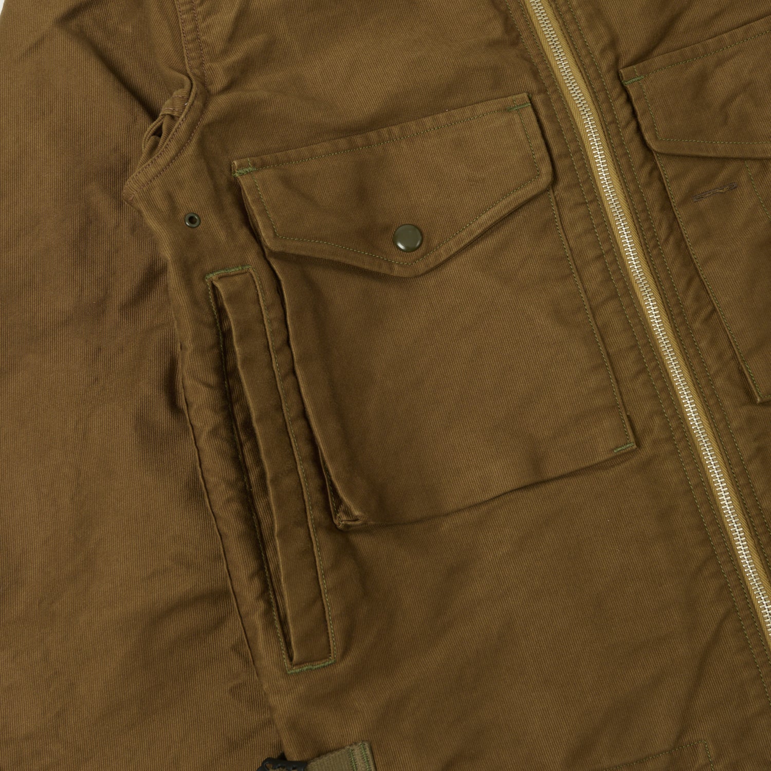 Freewheelers & Co S-8 Aviators Summer Flying Jacket - Sepia Brown