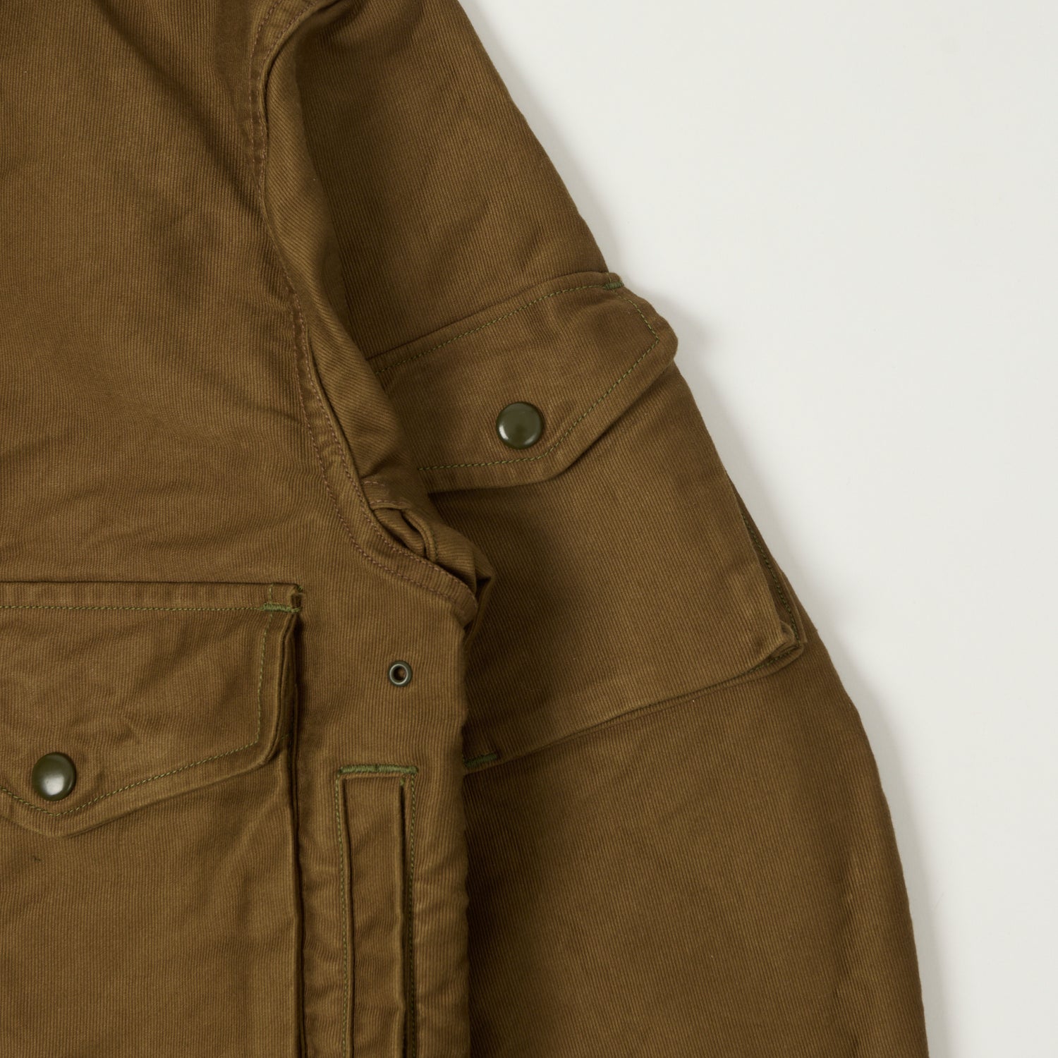 Freewheelers & Co S-8 Aviators Summer Flying Jacket - Sepia Brown