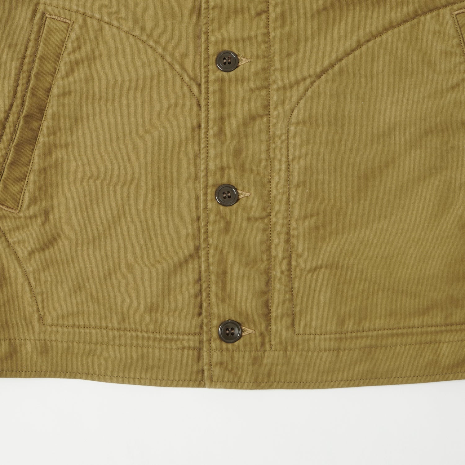 Freewheelers & Co Deck Worker Jacket - Khaki Beige