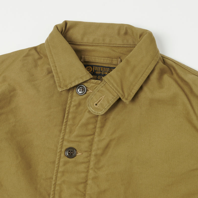 Freewheelers Deck Worker Jacket - Khaki Beige