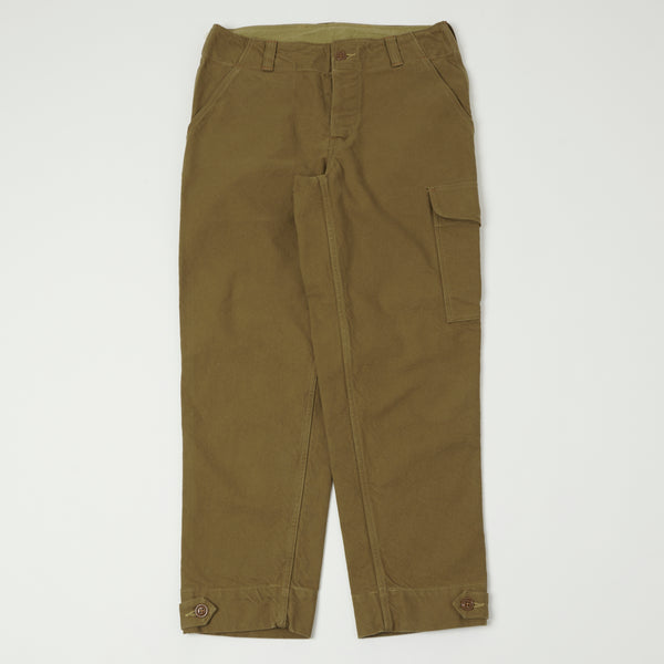 Freewheelers Aviators Trouser - Yarn-Dyed Dark Beige