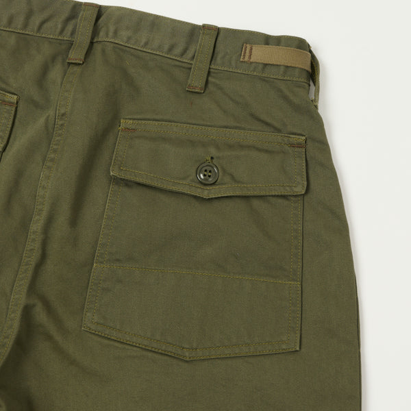 Freewheelers 'Sidewinder' Military Short - Dark Olive