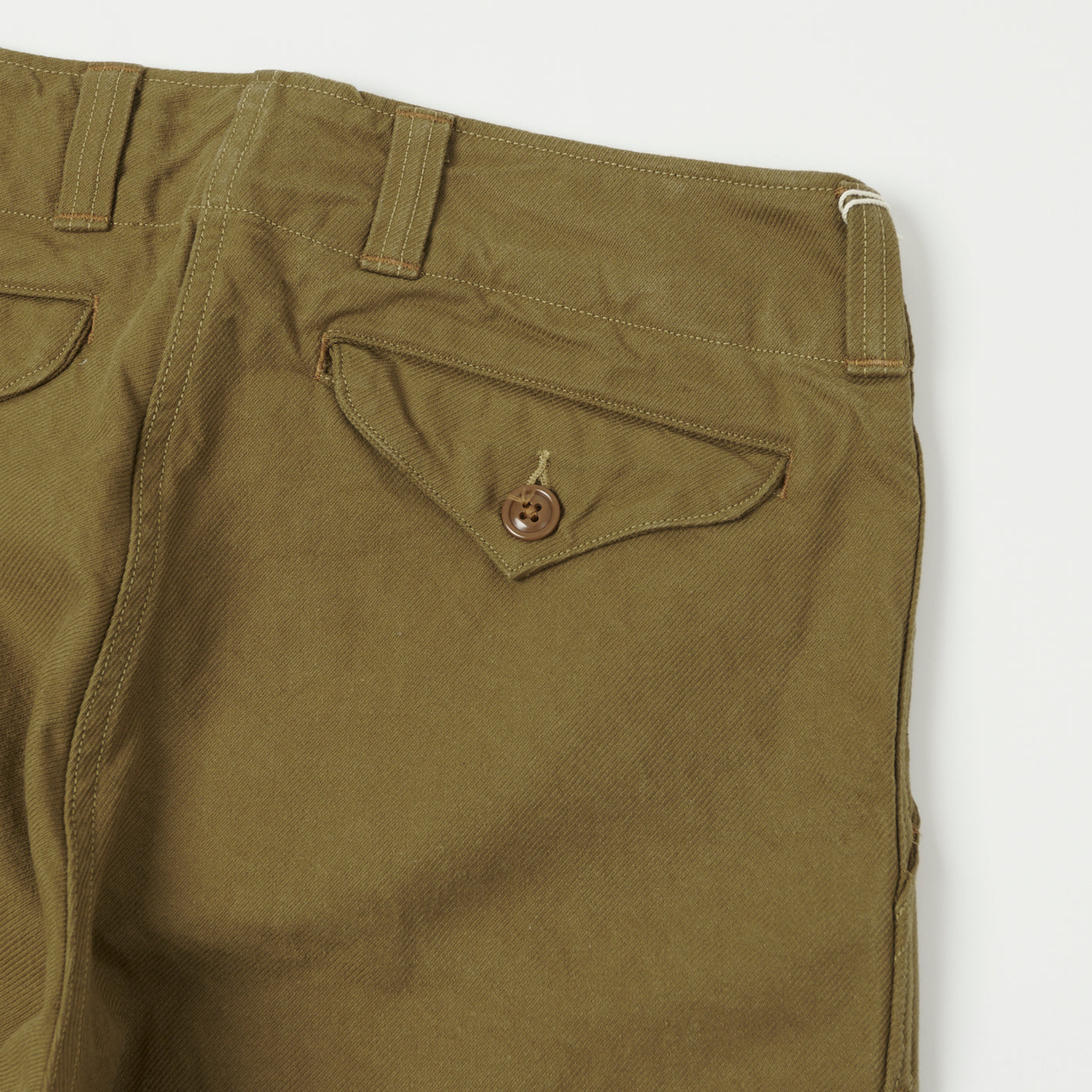 Freewheelers & Co Aviators Trouser - Yarn-Dyed Dark Beige