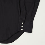 Freewheelers 'Rebellion' 1950s Western Shirt - Black