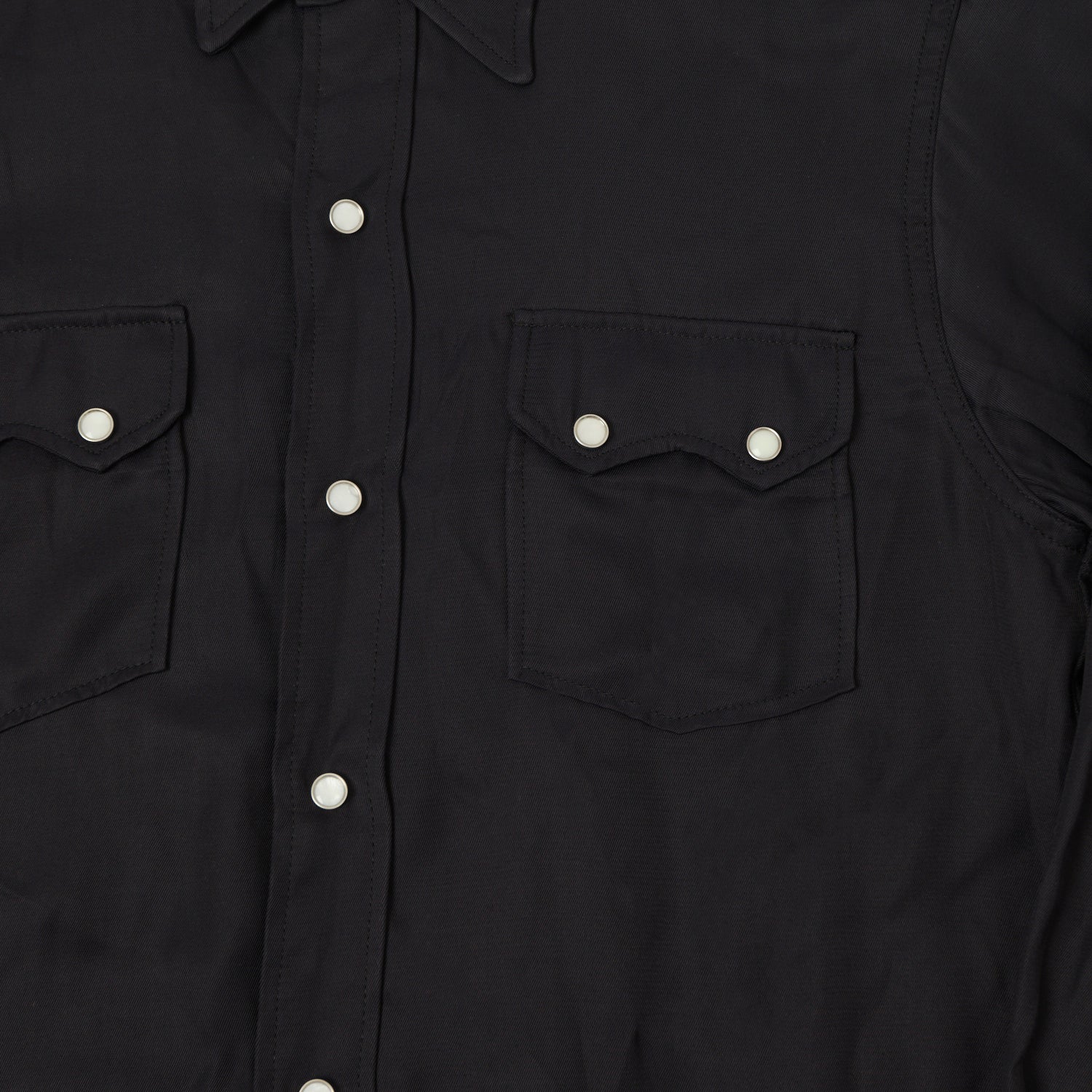 Freewheelers & Co Motor Psyclone 'Rebellion' 1950s Western Shirt - Black