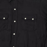 Freewheelers 'Rebellion' 1950s Western Shirt - Black