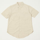 Freewheelers 'Big Bertha' S/S Work Shirt - Raw White