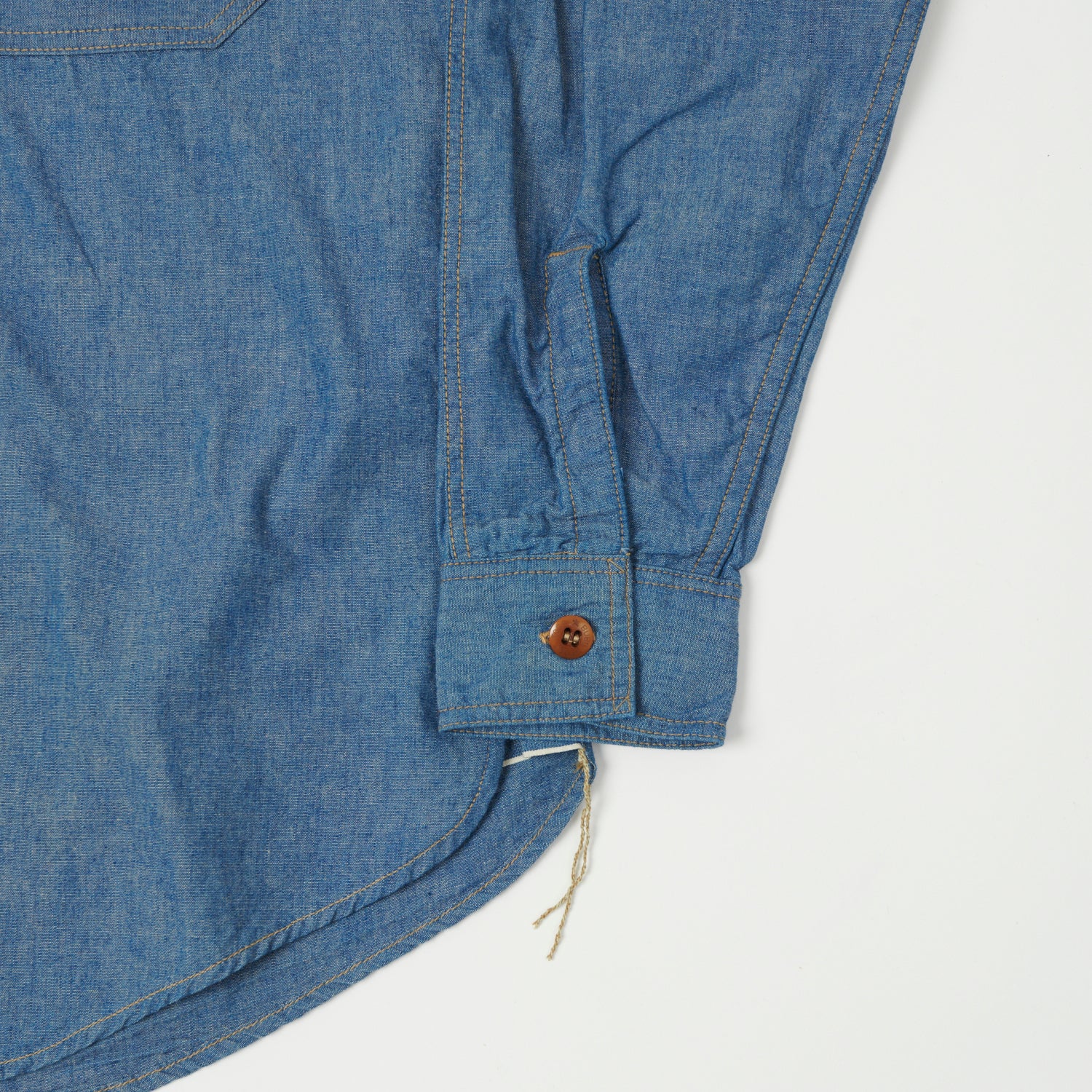 Freewheelers & Co Great Lakes 'Skid Row' Chambray Shirt - Indigo