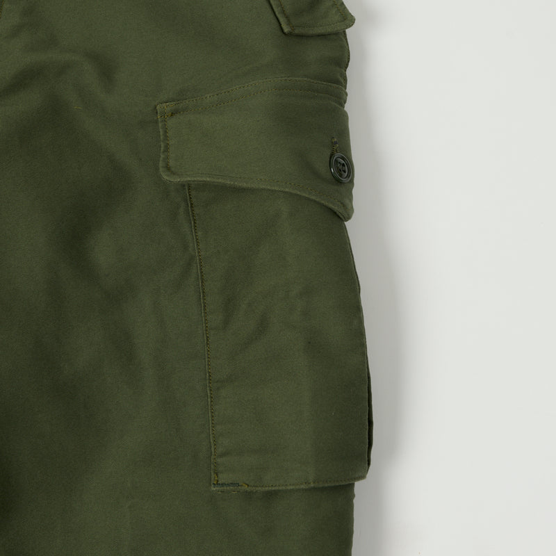 Freewheelers 2432005 Union Special Overalls 'Ground Crew' Trousers - Olive