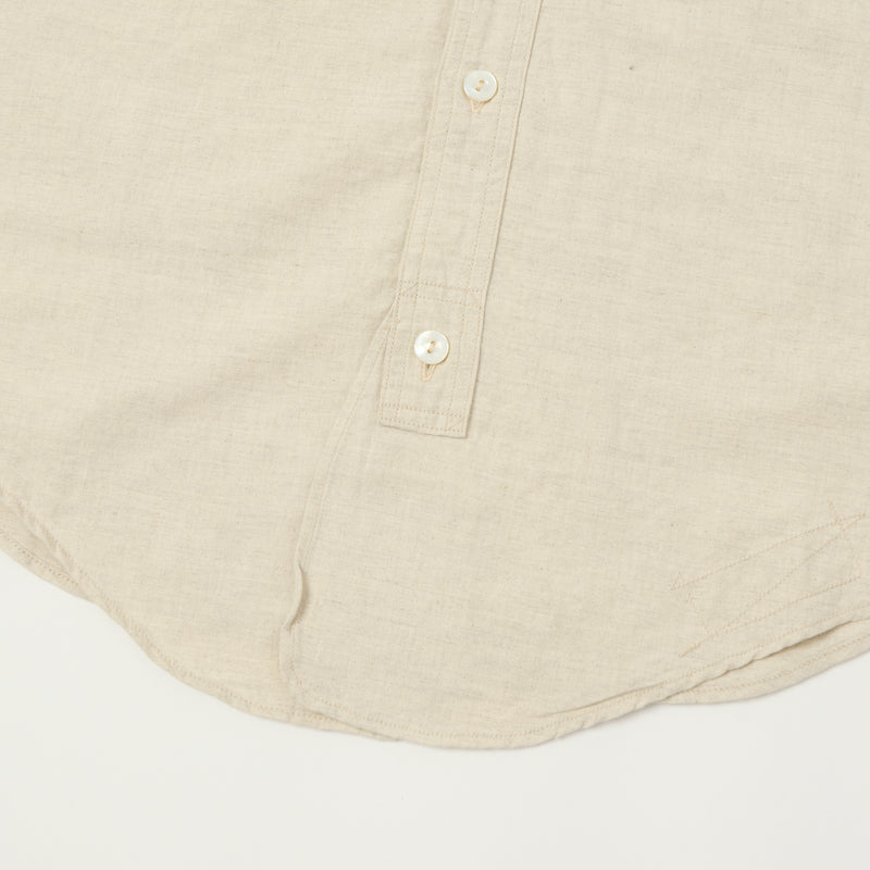 Freewheelers 'Big Bertha' S/S Work Shirt - Raw White