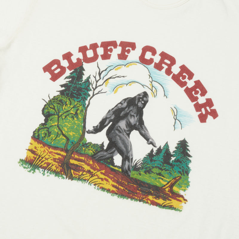 Freewheelers 2325018 'Bluff Creek Bigfoot' Tee - Skull White