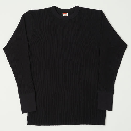 Freewheelers & Co Power Wear Crew Neck L/S Thermal - Black