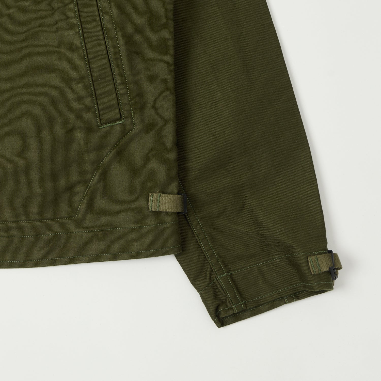 Freewheelers & Co Deck Worker Jacket - Dark Khaki Green